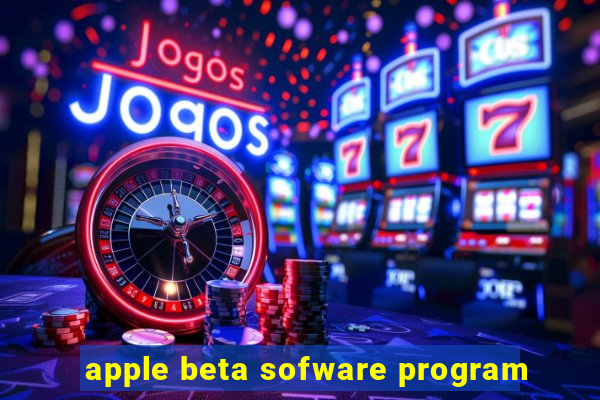 apple beta sofware program