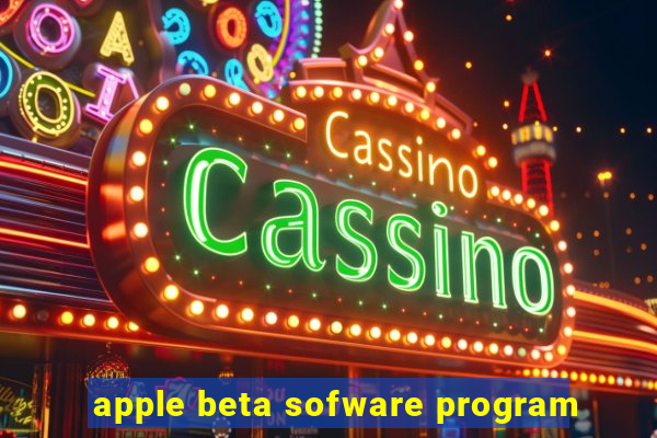 apple beta sofware program