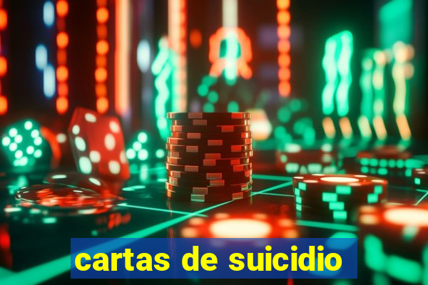 cartas de suicidio