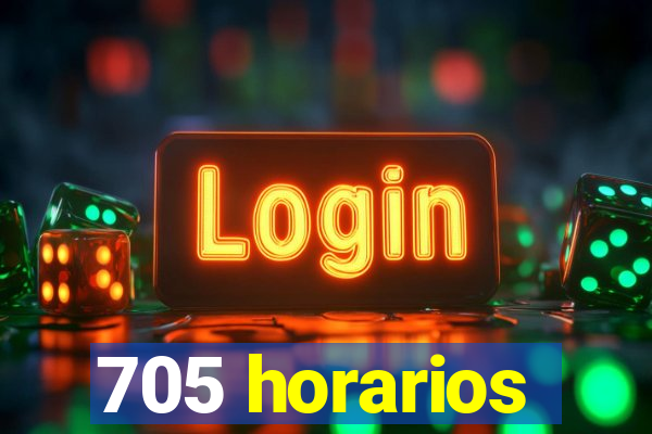 705 horarios