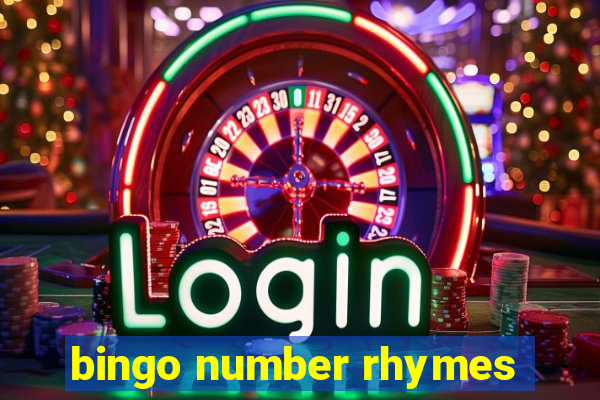 bingo number rhymes