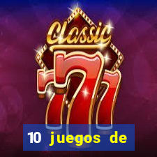 10 juegos de casino nombres