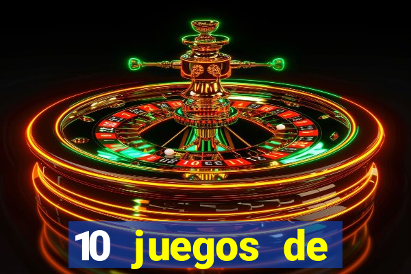 10 juegos de casino nombres