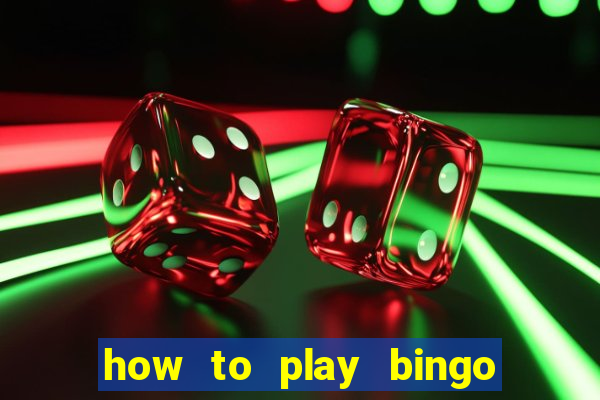 how to play bingo at home