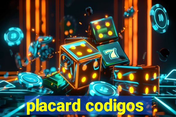 placard codigos