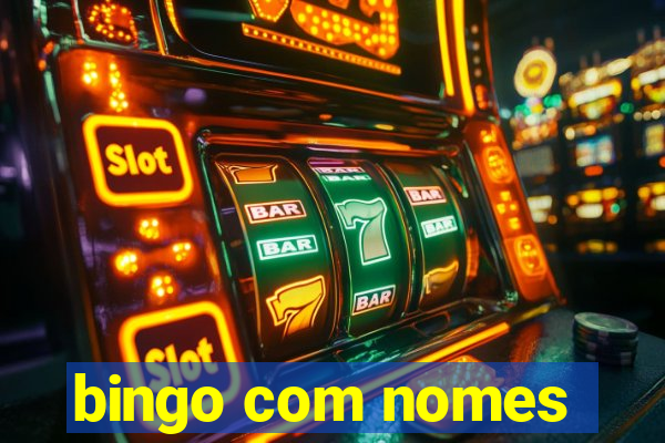 bingo com nomes