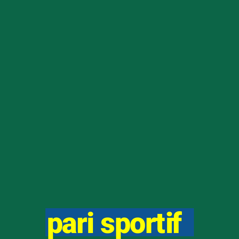 pari sportif