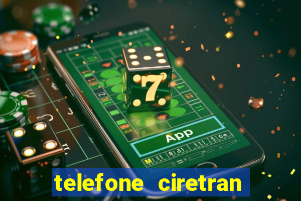 telefone ciretran de cruzeiro sp