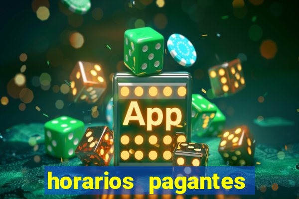 horarios pagantes fortune tiger