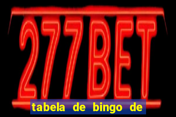 tabela de bingo de 1 a 100