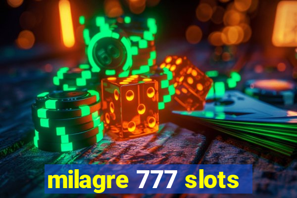 milagre 777 slots