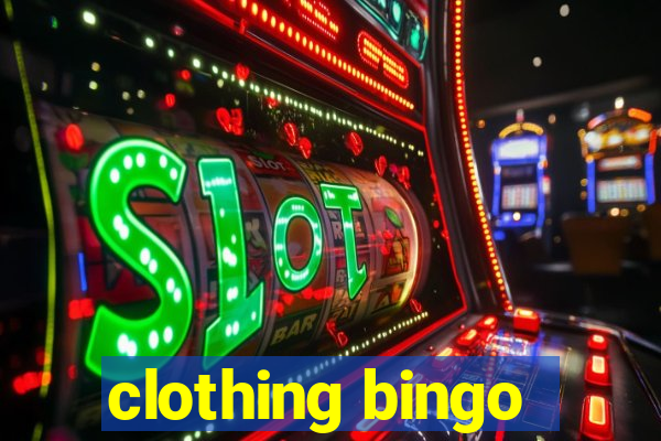 clothing bingo