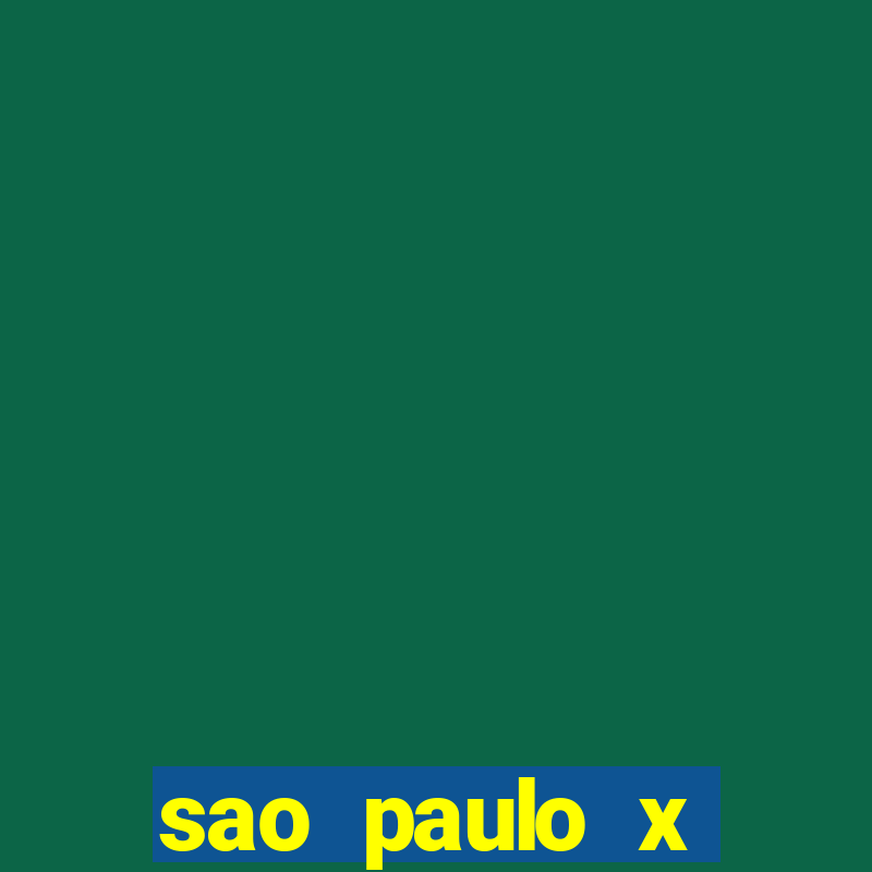 sao paulo x botafogo palpites