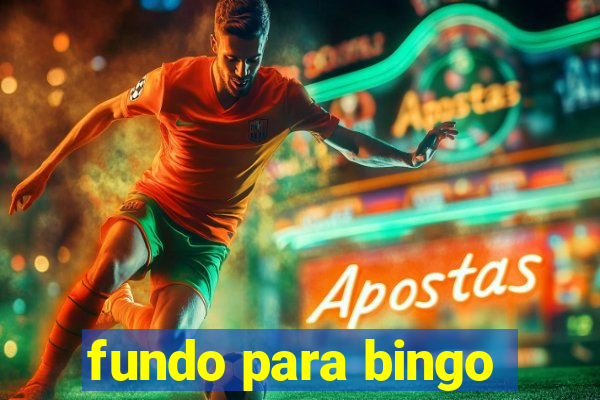 fundo para bingo