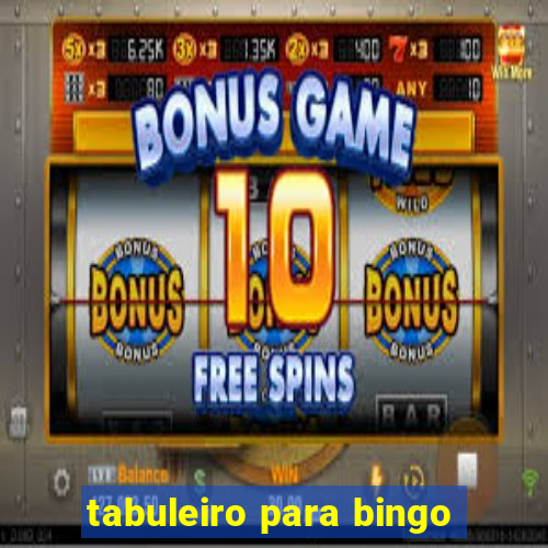 tabuleiro para bingo