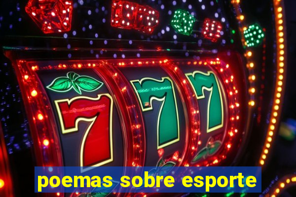 poemas sobre esporte