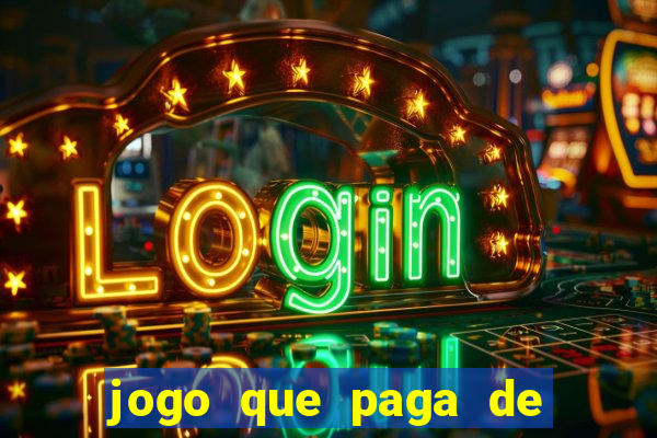 jogo que paga de verdade no pix sem depositar nada