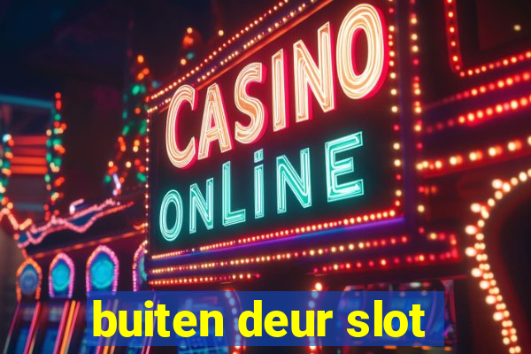 buiten deur slot