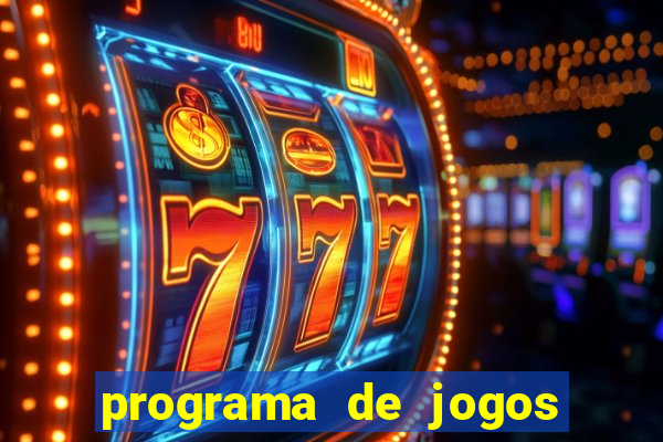 programa de jogos de futebol