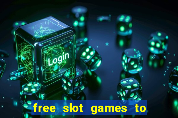 free slot games to play offline