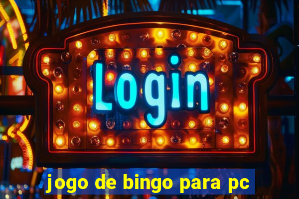 jogo de bingo para pc