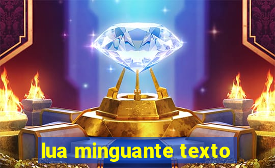 lua minguante texto