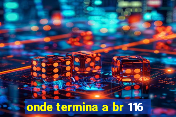 onde termina a br 116