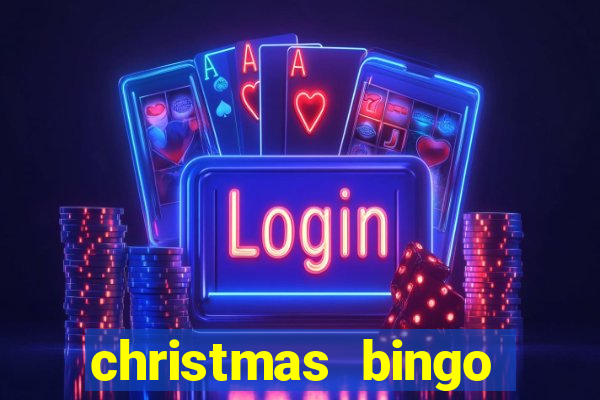 christmas bingo card generator