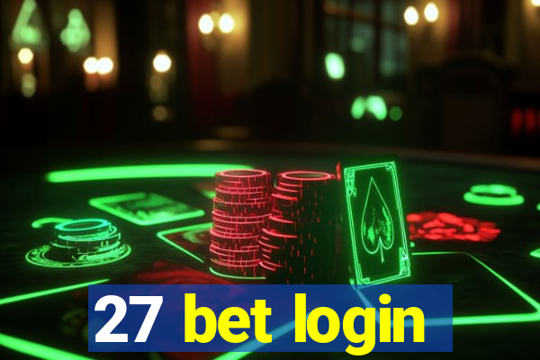 27 bet login