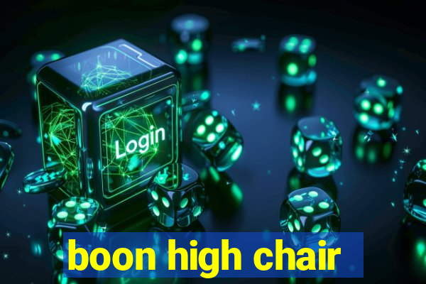 boon high chair