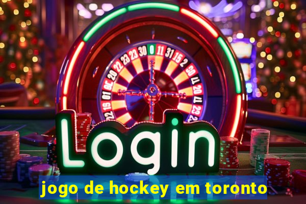 jogo de hockey em toronto