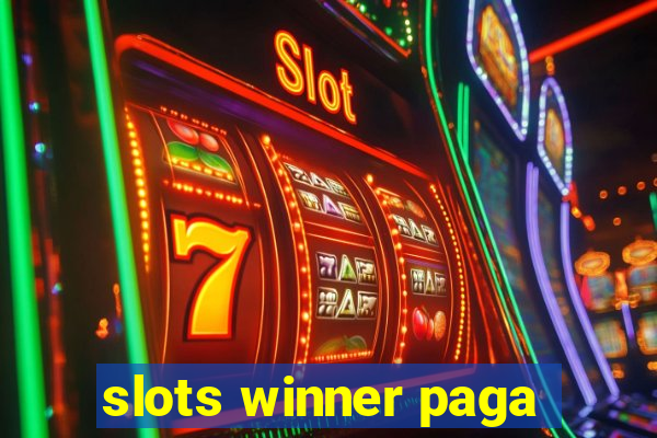 slots winner paga