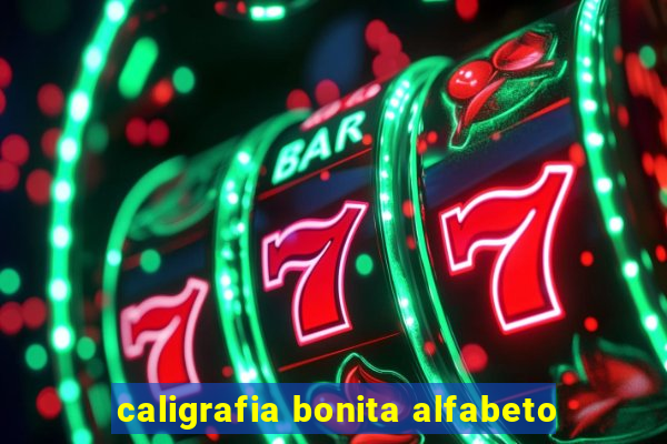 caligrafia bonita alfabeto