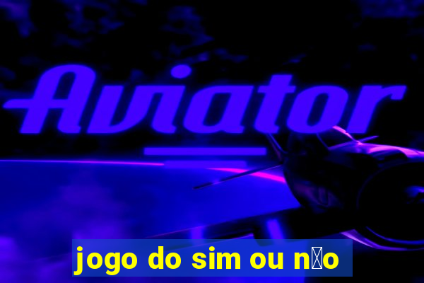 jogo do sim ou n茫o