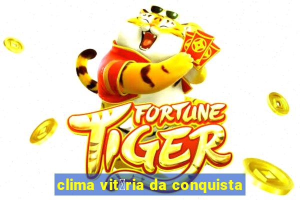 clima vit贸ria da conquista