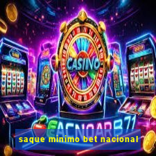 saque minimo bet nacional