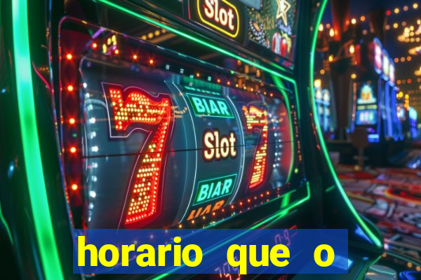 horario que o dragon fortune paga