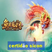 certidão sicon