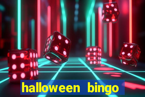 halloween bingo cards with numbers