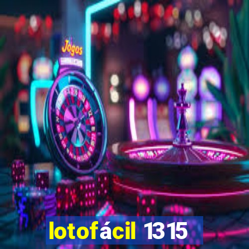 lotofácil 1315