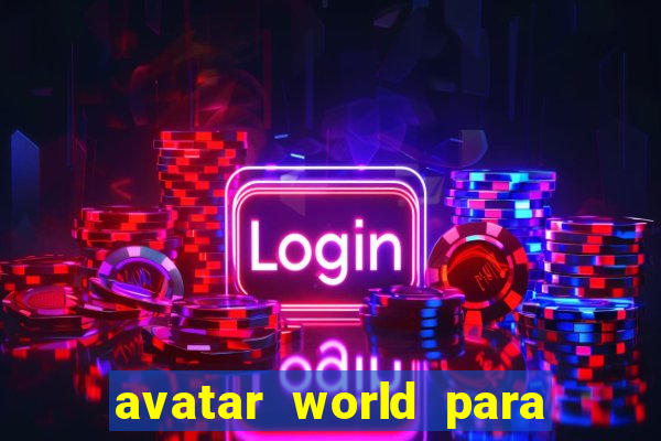 avatar world para imprimir e colorir