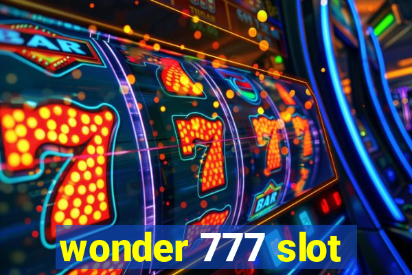 wonder 777 slot