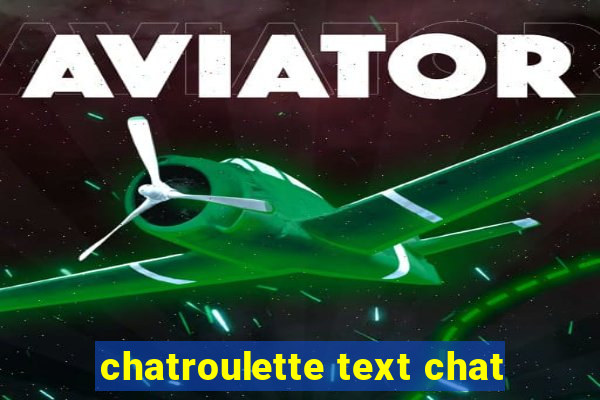 chatroulette text chat