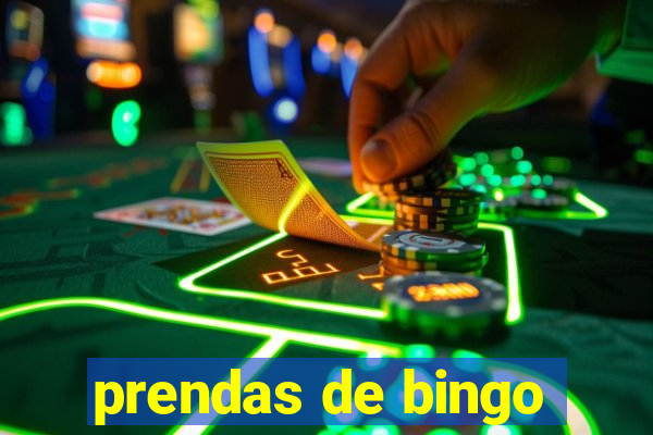 prendas de bingo