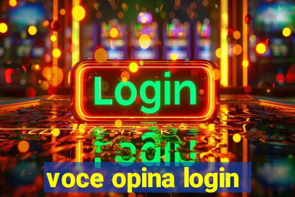 voce opina login