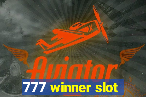 777 winner slot