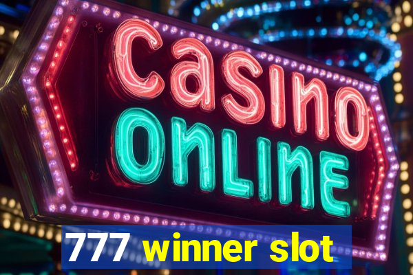 777 winner slot