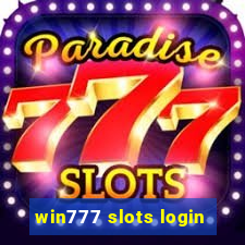 win777 slots login