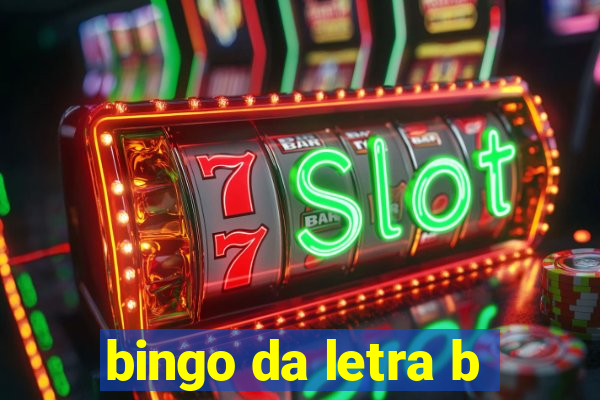 bingo da letra b