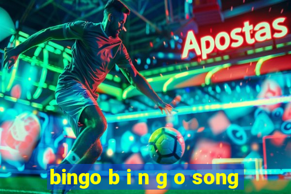 bingo b i n g o song